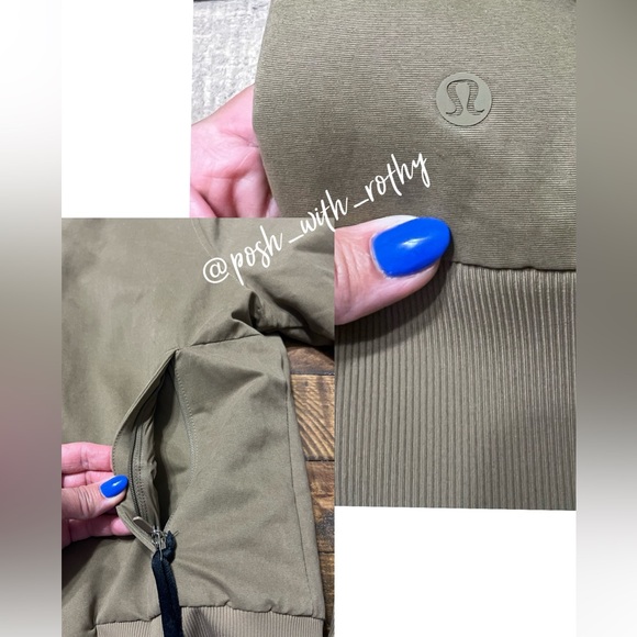 🍋 Lululemon Non-Stop Cotton Bomber Jacket, NWT - Picture 8 of 12